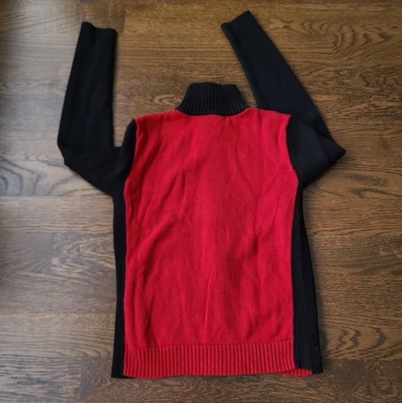 Lauren Ralph Lauren Red and Black Sweater - Picture 8 of 8